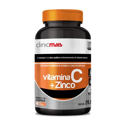 VITAMINA C ZINCO VEGANO 30 Cápsulas