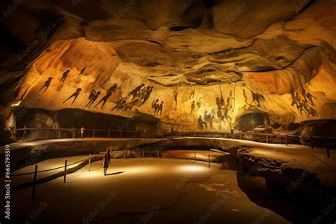 Photograph Of The Famous Cave Art Site La Grotte De Lascaux Iv