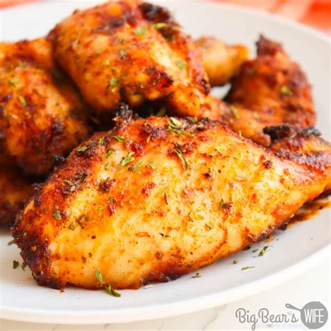 Air Fryer Chicken Thighs - Big Bear's Wife