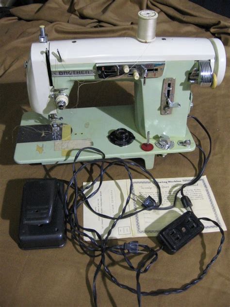 Vintage Brother Heavy Duty Sewing Machine Model 1651 With Foot Pedal