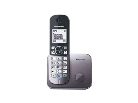 KX-TG6811 - беспроводной телефон DECT - Panasonic Россия