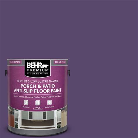 BEHR PREMIUM 1 Gal P570 7 Proper Purple Textured Low Lustre Enamel