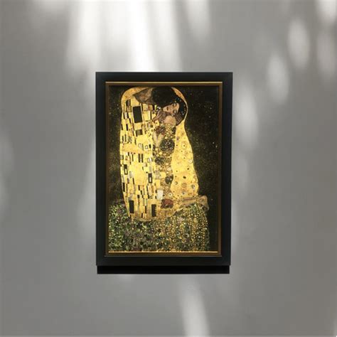 Jual Hiasan Dinding The Kiss Painting Art Print Karya Gustav Klimt