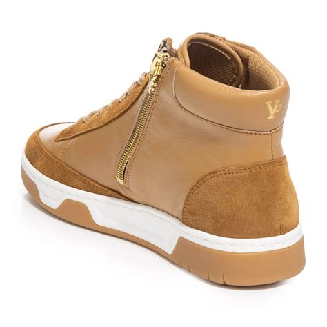 B Ware Vitaform Damen Hightop Sneaker Echt Leder Rei Verschluss Qvc De