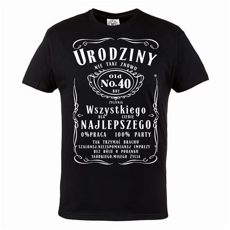 Koszulka M Ska Urodzinowa Na Urodziny Jack Daniels Rule Out