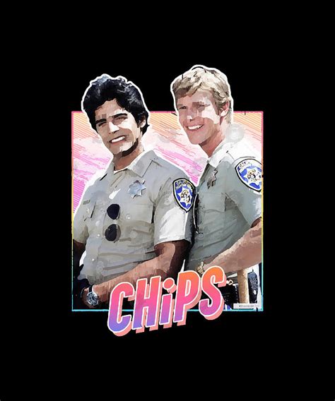 CHiPs 80s tv Poster Painting by Palmer Selina - Fine Art America