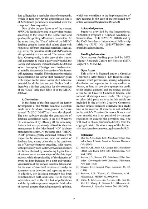 MERDJ 4301 ISSUE Welcome to the Mössbauer Effect Data Center