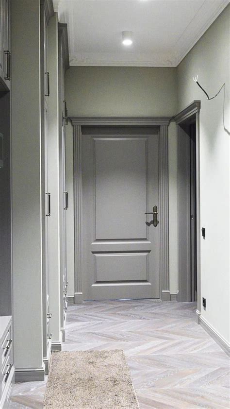 Серые двери, перегородка и мебель в едином стиле от фабрики AstroDoors ...