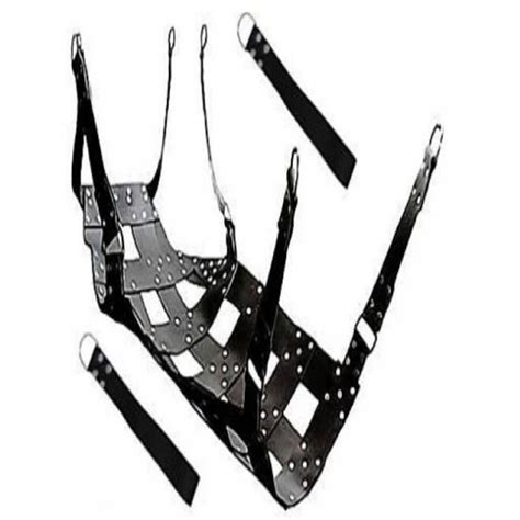 Real Leather Sex Swing Sling With Stirrups Hours Of Adult Fun