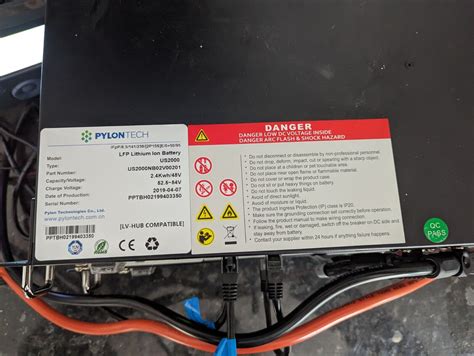 Pylontech Us2000 24 Kw Lithium Ion Battery 48v 790404944139 Ebay