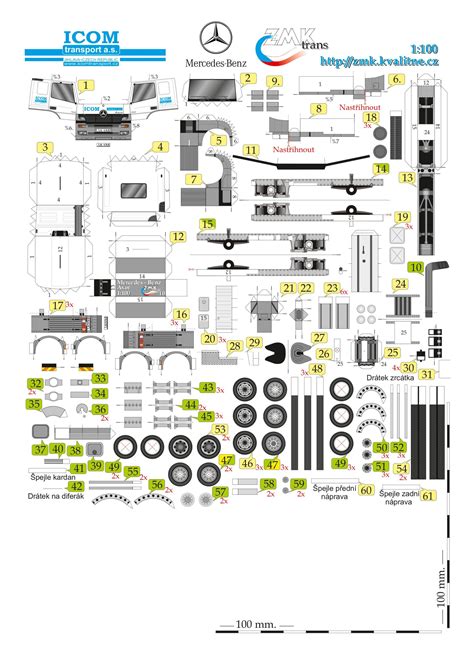 Abstracci N Colega Cr Tico Plantillas De Camiones Para Imprimir