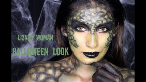 Lizard Woman Halloween Tutorial Youtube