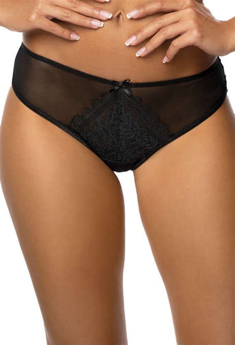 Stringi Czarny Estelle S 0198 4 42 MAT Lingerie Moda Sklep EMPIK