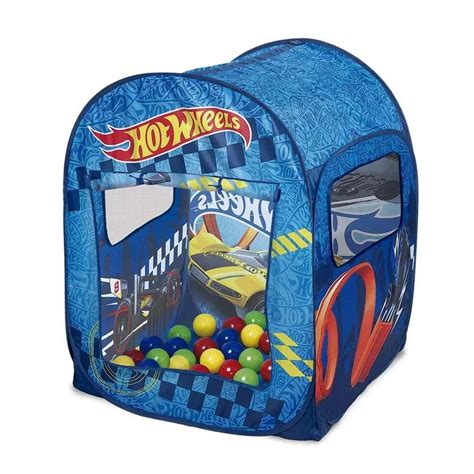 Barraca Hot Wheels 50 Bolinhas Fun 7786 0 Azul