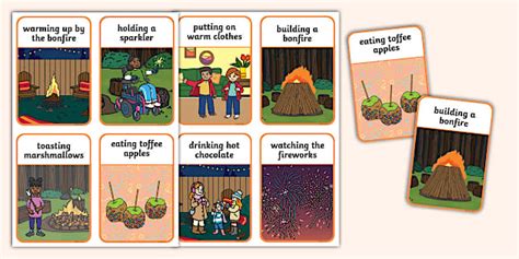 New Bonfire Night Act It Out Cards L Enseignant A Fait