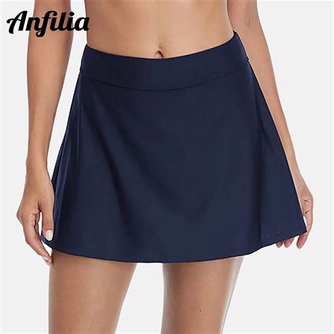 Swimming Skirt Bikini Bottoms Swim Skorts Tankini Two Piece Separates Women Swimming