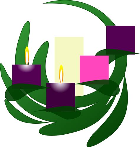 clipart advent  wreath