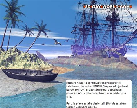 Deseos Masculinos Comic Gay Barco Pirata