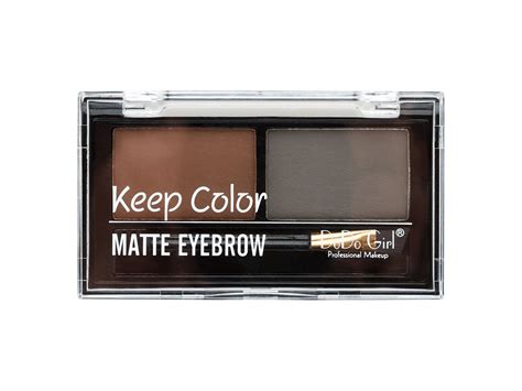 Тени Keep Color eyebrow ДЛЯ БРОВЕЙ ( 2 цв-прозрачная крышечка )(Палитра ...