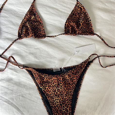 Leopard Print Bikini Set Leopardprint Depop