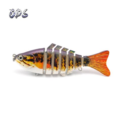 Ods Fishing Wobblers Lifelike Segment Swimbait Crankbait Hard Bait