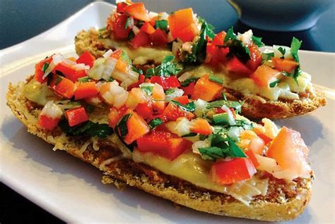 Traditional Mexican Style Molletes Snack Recipe Collection