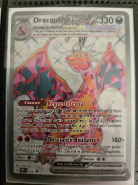 CARTE POKÉMON DRACAUFEU EX 056 Promo Écarlate et Violet Français Neuf