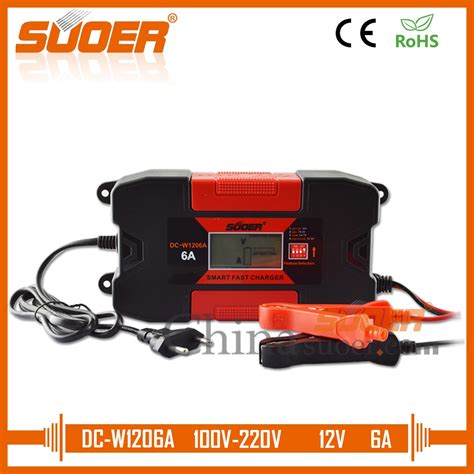 Buy Suoer 6a 12v Auo Car Smart Rohs Battery Charger