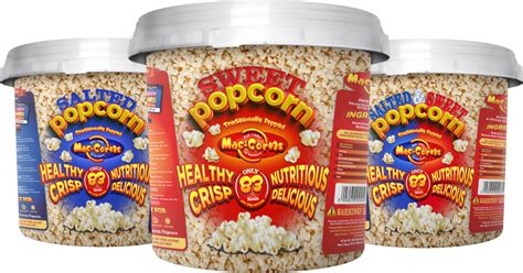 Popcorn Mega Bucket Stack Mac Corns