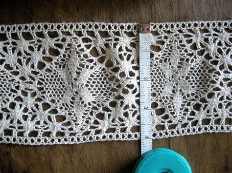 10 Cm Wide Cotton Crochet Lace Trim Insertion Lace Etsy