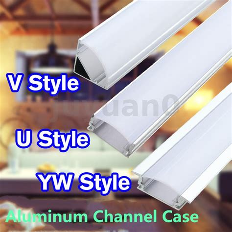 Cm U V Yw Style Rigid Led Strip Aluminum Channel Case Shell Milk