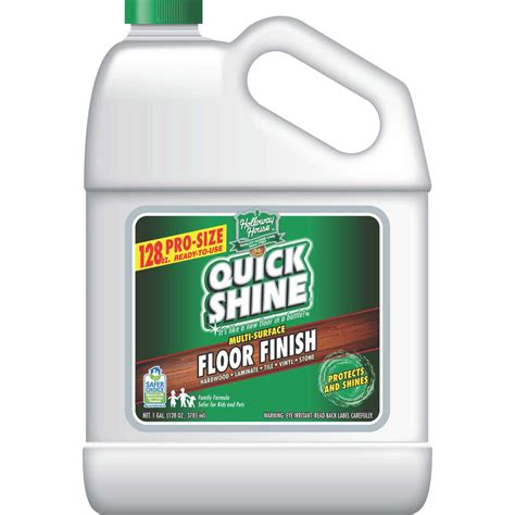 Quick Shine 128 Oz Multi Surface Floor Finish 77771 The Home Depot