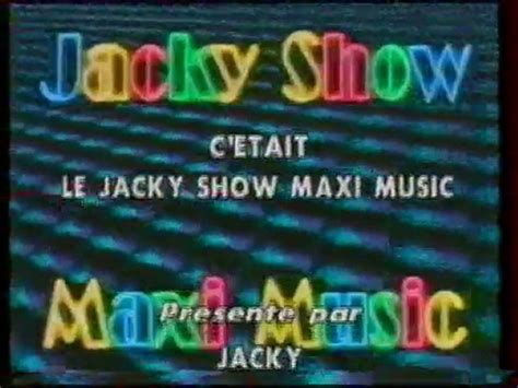 Génerique De Fin De Lemission Jacky Show Août 1995 Tf1 Vidéo Dailymotion