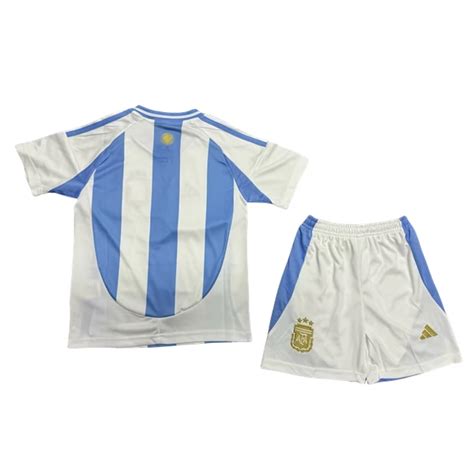 Camisola Argentina Criança Equipamento Principal 2024 camisolas de