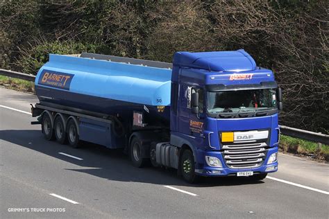 Barnett Transport Ltd DAF XF YF16EKU M56 Helsby Grimmys Truck