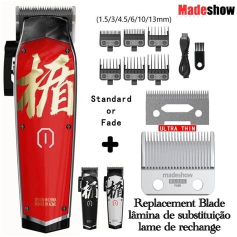 Madeshow M Hair Clipper With Replacement Blade Hair Trimmer For Men