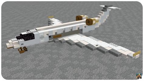 Minecraft How To Build A Private Jet In Minecraft Gulfstream G