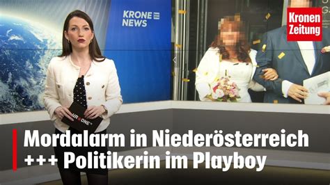 Mordalarm in NÖ Politikerin im Playboy krone tv NEWS YouTube