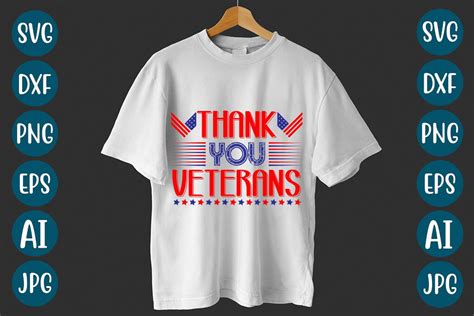 Thank You Veterans T Shirt Design Graphic By Svgmaker Creative Fabrica