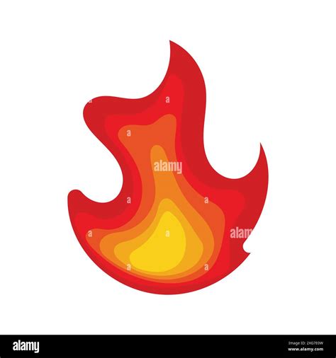 Hot Flames Illustration Icon Hot Fire Flame Vector Fire Flame Icon Vector Stock Vector Image