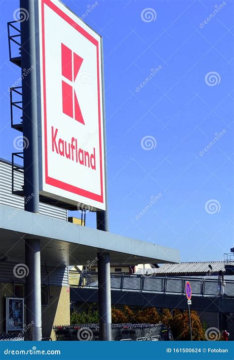 Logo De Kaufland Cartel De La Empresa Kaufland Imagen De Archivo