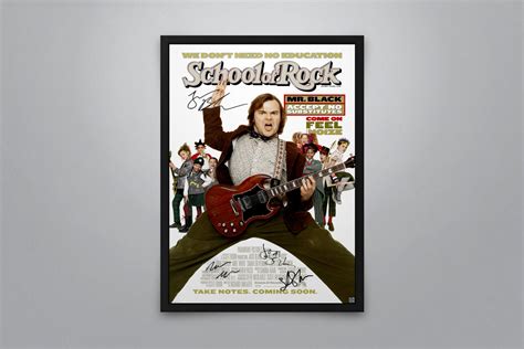 School of Rock - Signed Poster + COA – Poster Memorabilia