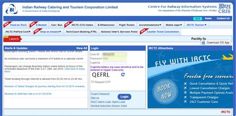 Indian Railway Launched New Irctc Website To Book E Ticket The