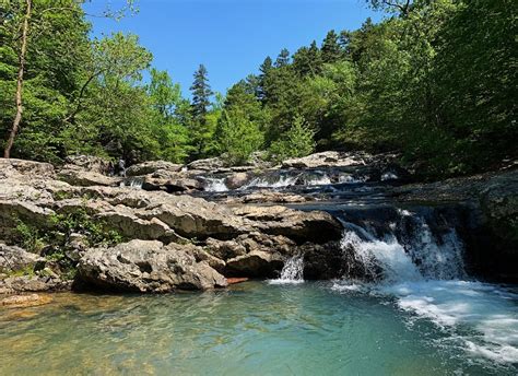 Little Missouri Falls Ouachita National Forest Arkansas Hiking