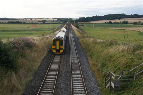 Train Passing Edinburgh Airport © Mike Pennington Cc By Sa20