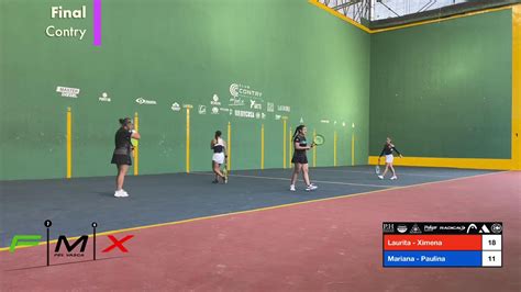 Xix Torneo De Frontenis Monterrey Club Contry Final Femenil Ximena