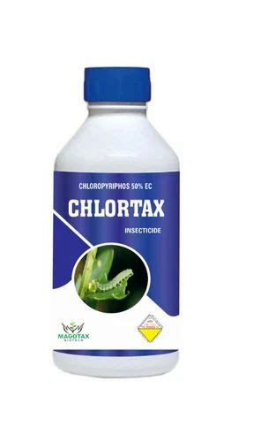 Liquid Chlorpyrifos 50 Ec Chlortax Insecticide 1 Litre At Rs 390