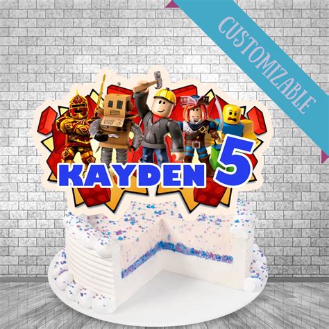 Roblox Cake Printable