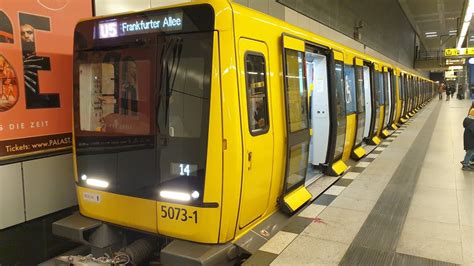 U Bahn Berlin Aussetzermitfahrt Auf Der U Von Hauptbahnhof Bis