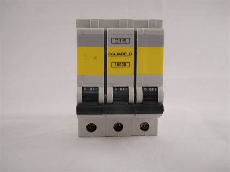 Square D Qoe Mcb Triple Pole Phase Breaker Type C A